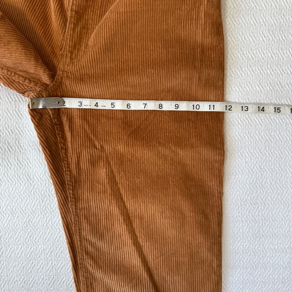 NWT Hollister High-Rise Dad Pants Corduroy Size 26 Length 29" Copper Brown - Picture 11 of 14
